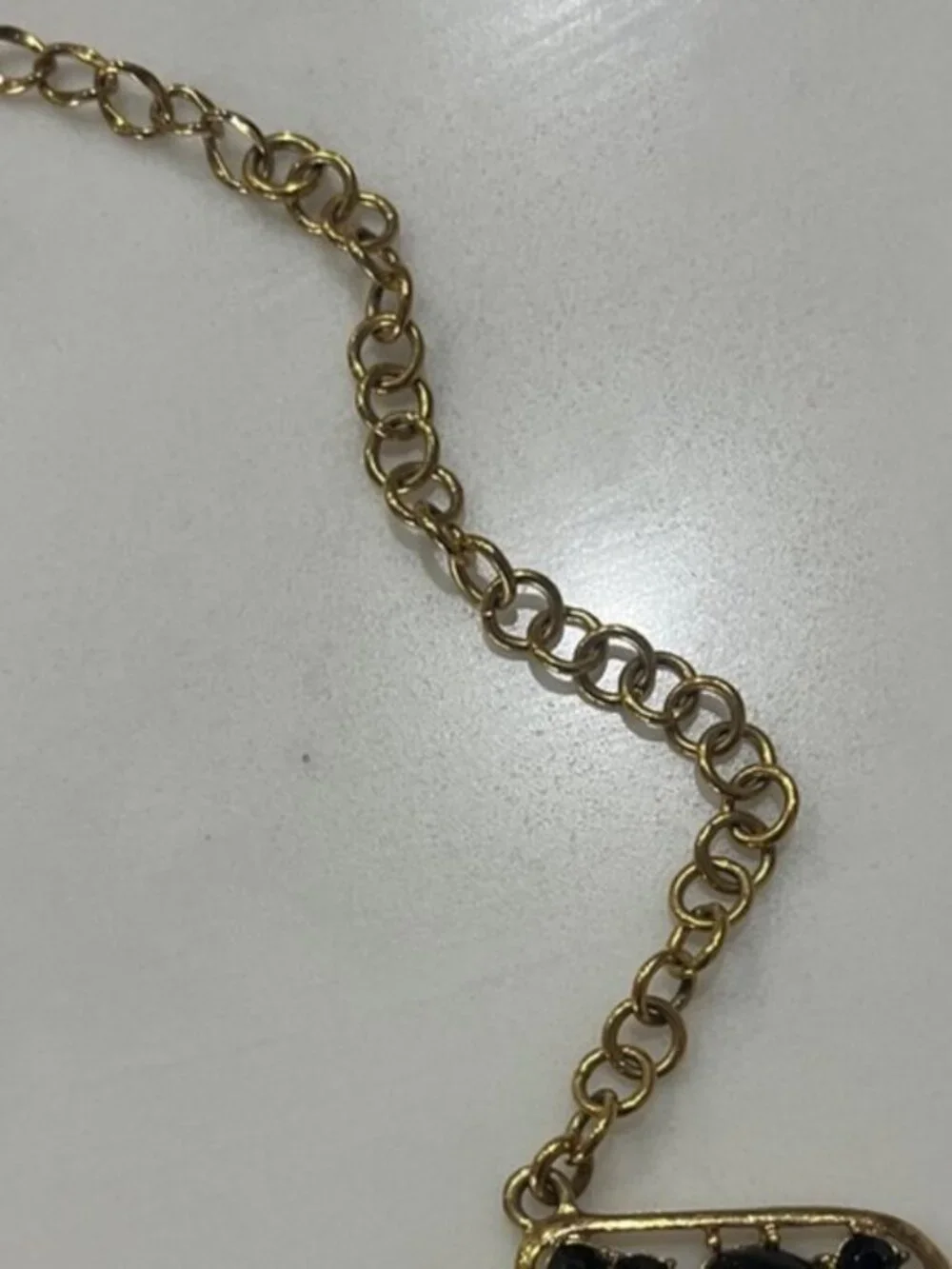 Kate Spade Black and Gold Statement Necklace